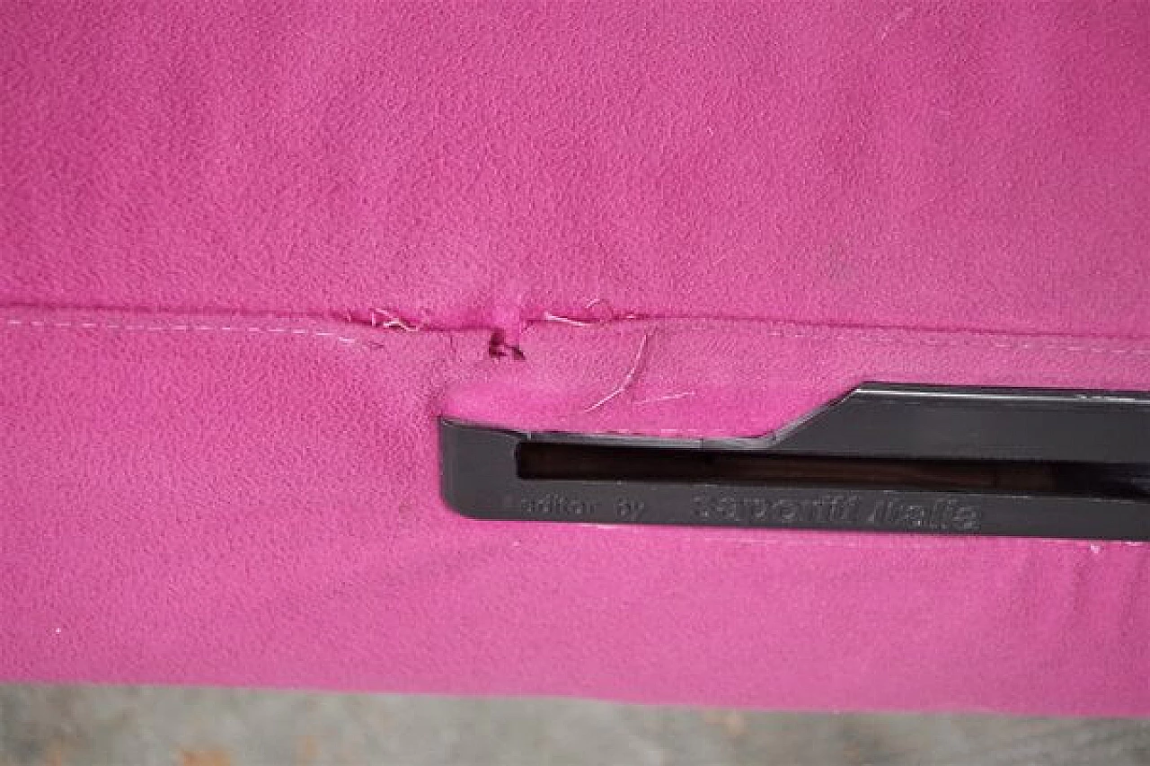 Pair of Saporiti sofas with removable alcantara covers, 1990s 1448686