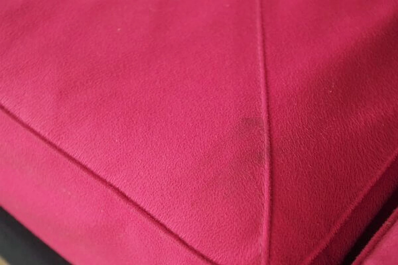 Pair of Saporiti sofas with removable alcantara covers, 1990s 1448688