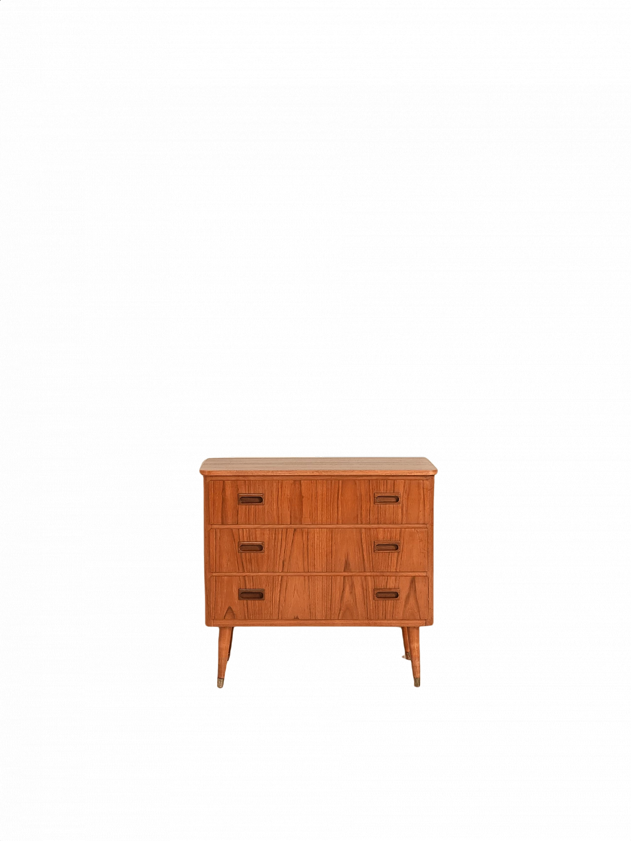 3-drawer teak chest of drawers, 1960s 1448746