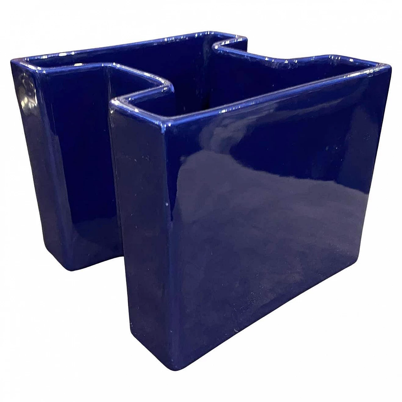 Vase in vetrochina ceramic by Fratelli Brambilla, 60s 1450015