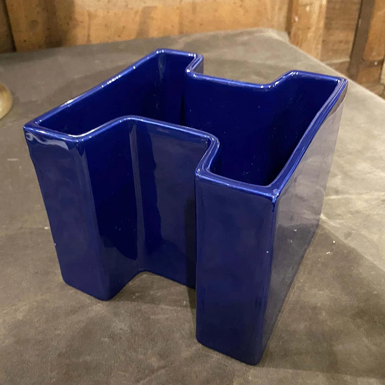 Vase in vetrochina ceramic by Fratelli Brambilla, 60s 1450017