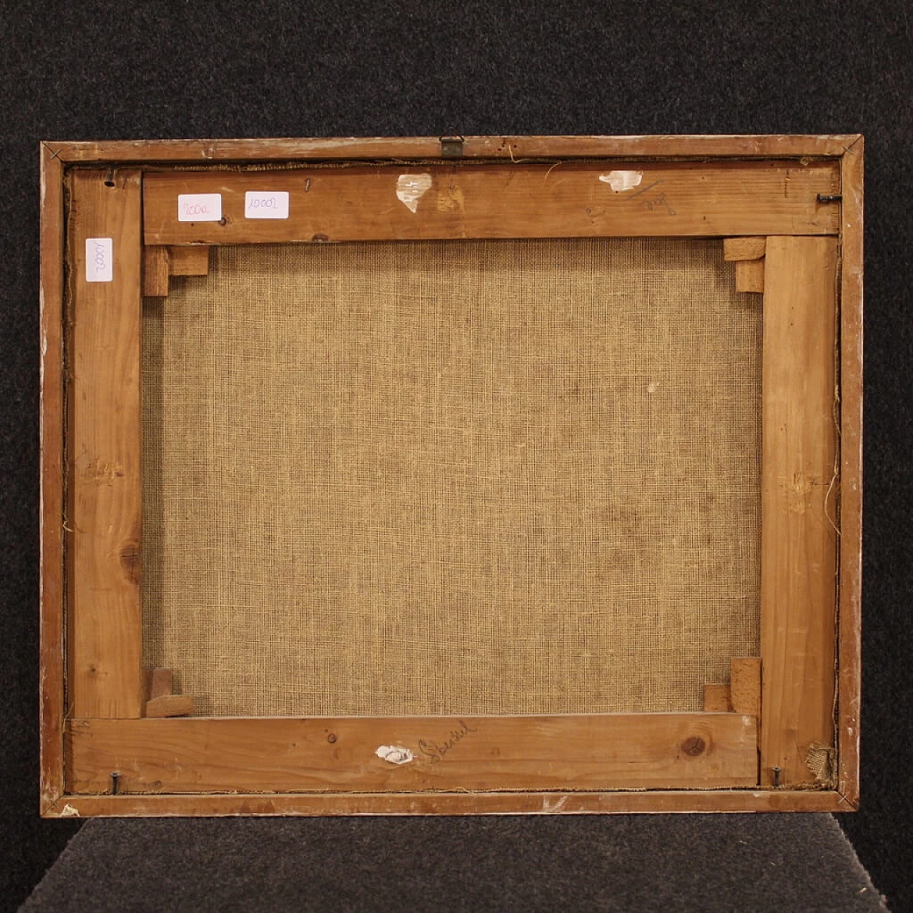 Dipinto ad olio su tela di paesaggio, del '700 1450160