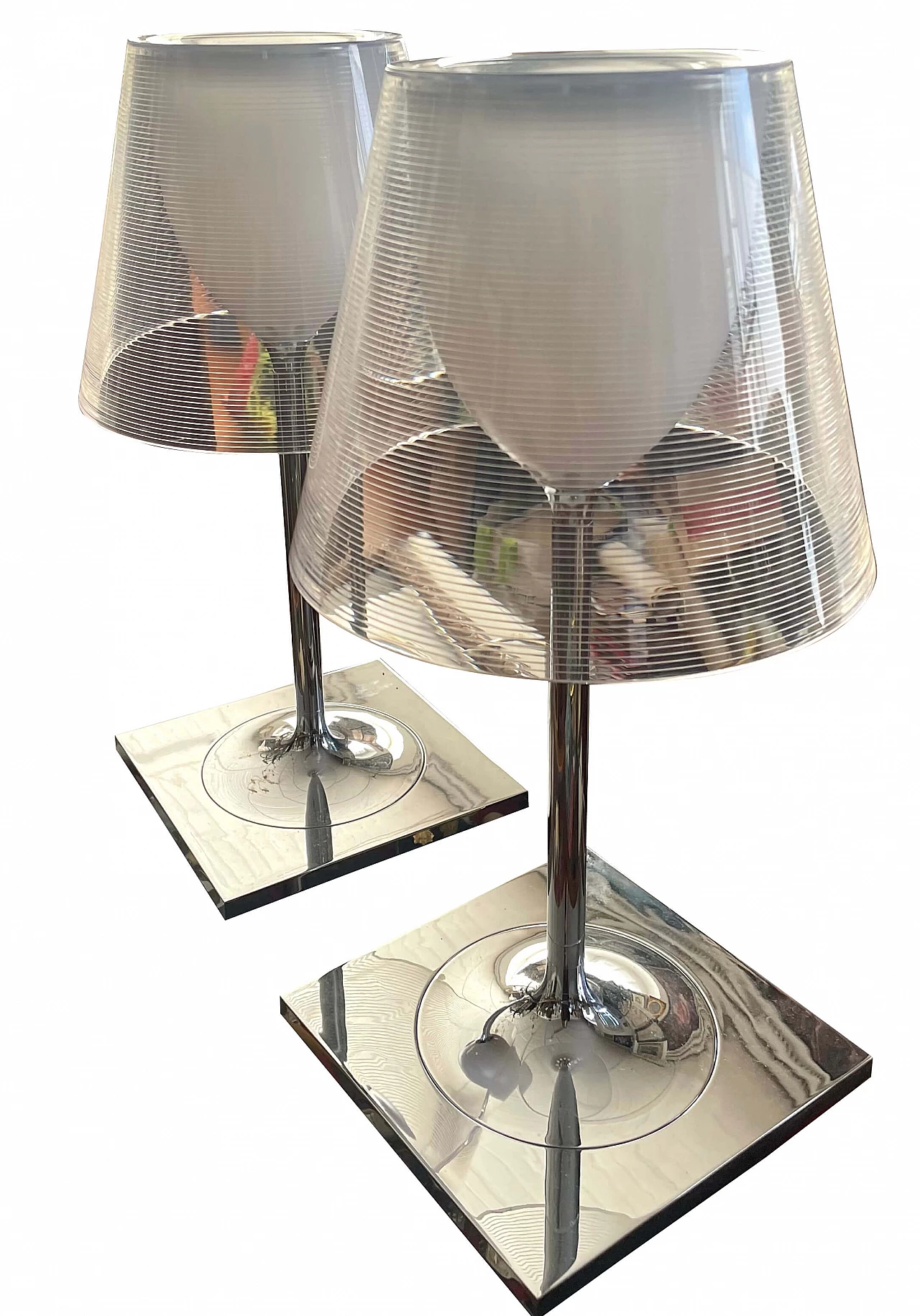 Lampade da tavolo Ktribe T2 di Philippe Starck per Flos, anni '80 1450409