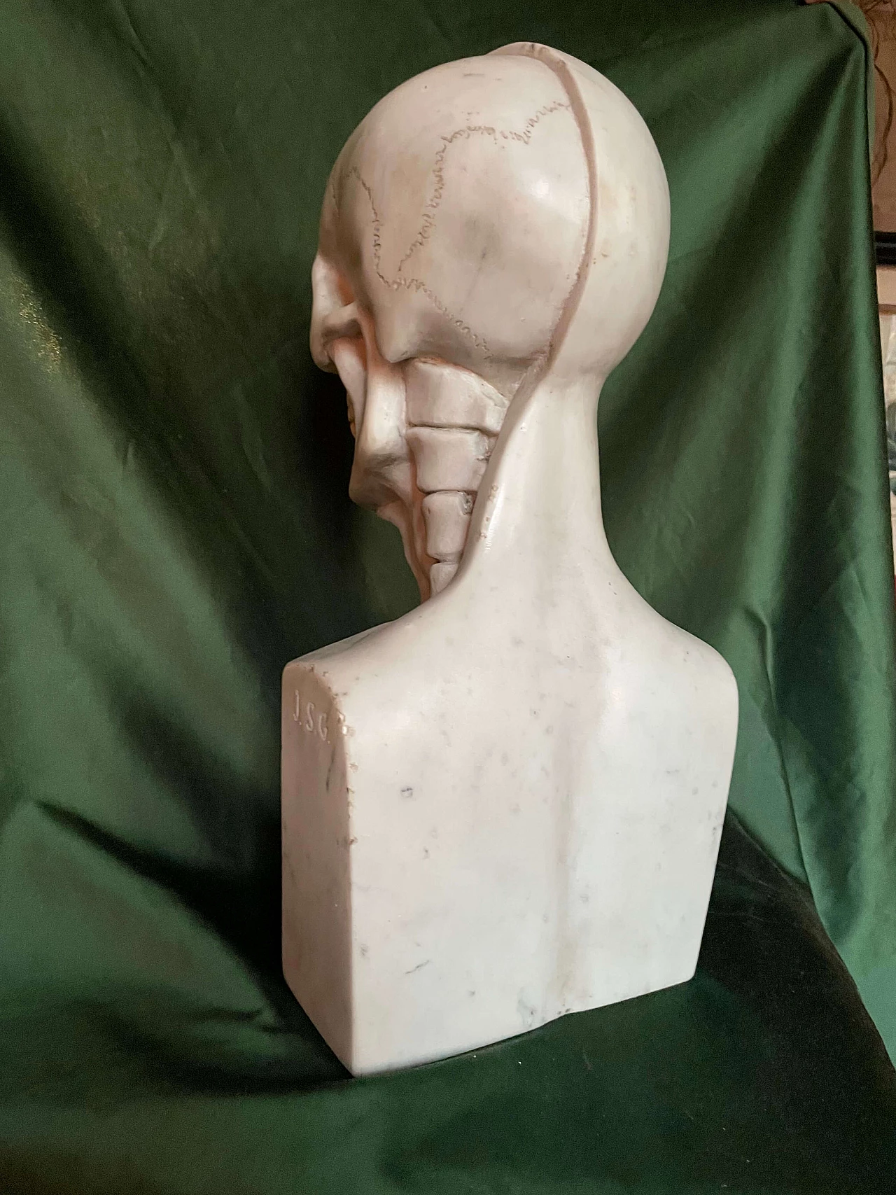 Carrara marble bust of Vanitas, 19th century 1450494