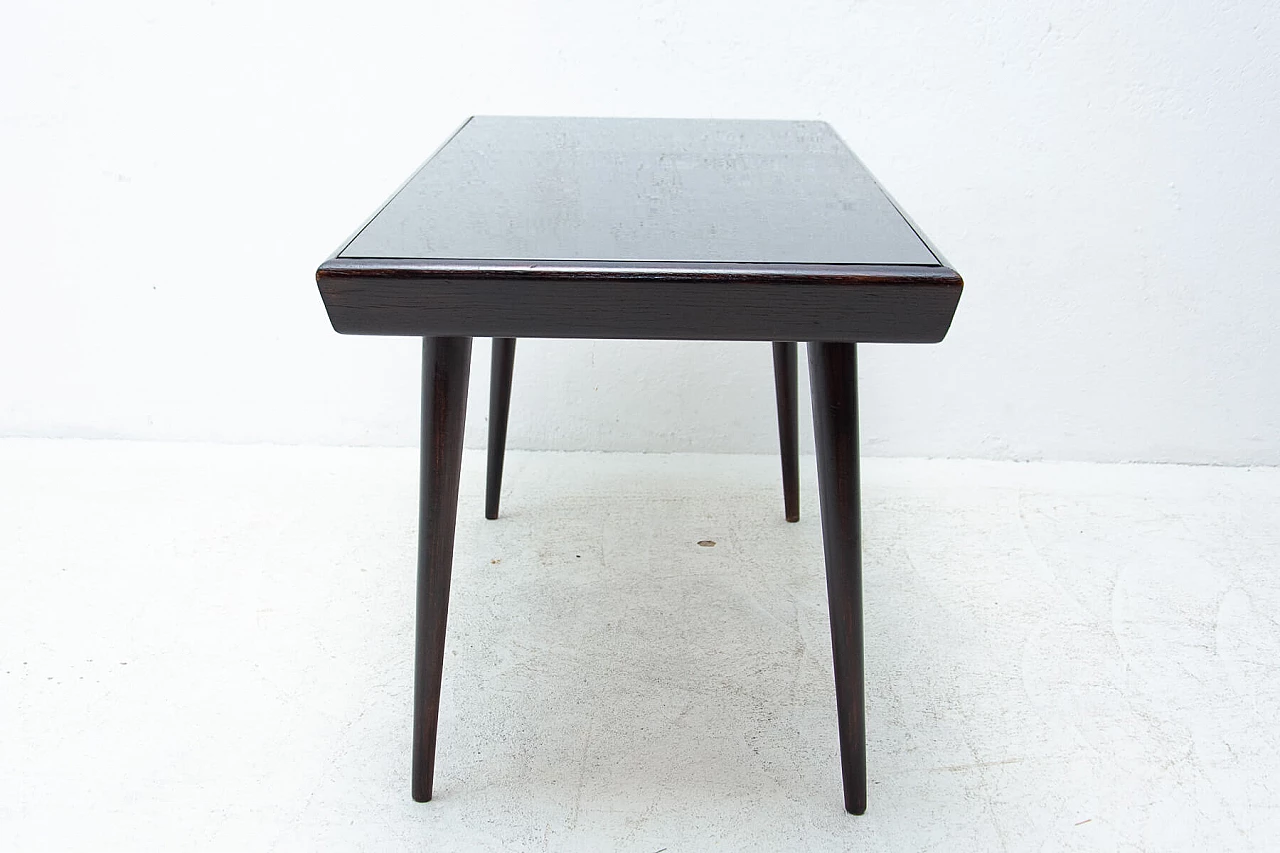 Tavolino da caffè in vetro opaco, anni '60 1451541