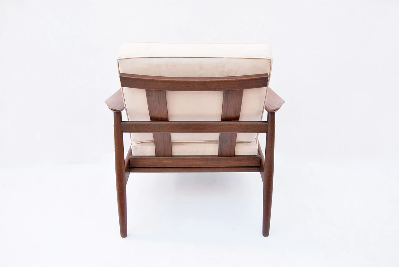 Poltrona in teak di Arne Vodder per France & Son, anni '60 1451707