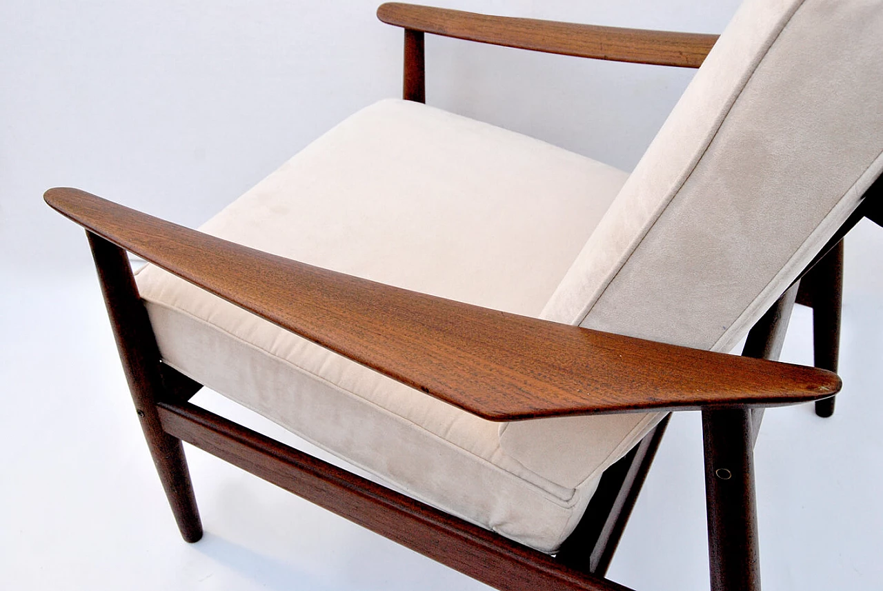 Teak armchair by Arne Vodder for France & Son, 1960s 1451708