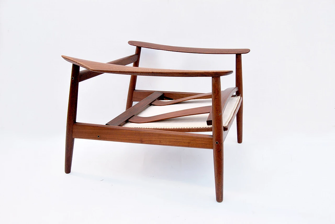 Teak armchair by Arne Vodder for France & Son, 1960s 1451709