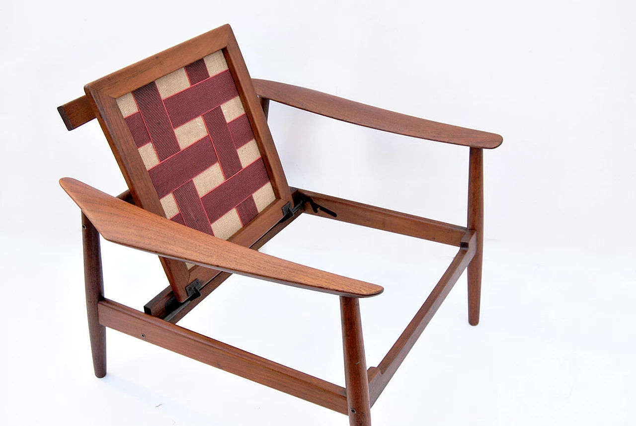 Poltrona in teak di Arne Vodder per France & Son, anni '60 1451710