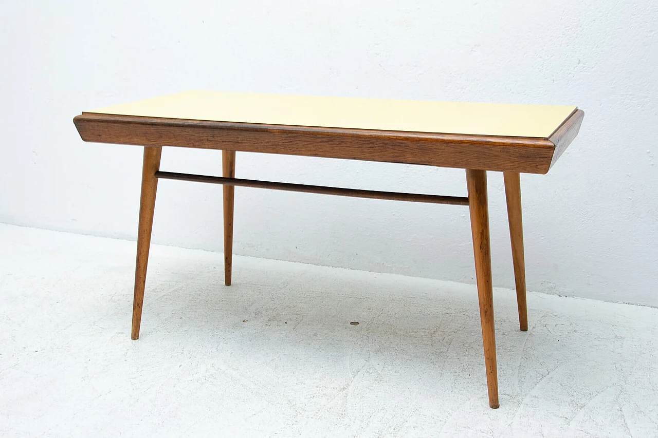 Formica and beech coffee table, 1960s 1452619