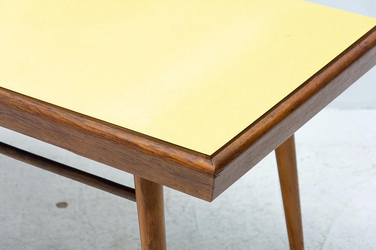 Formica and beech coffee table, 1960s 1452625