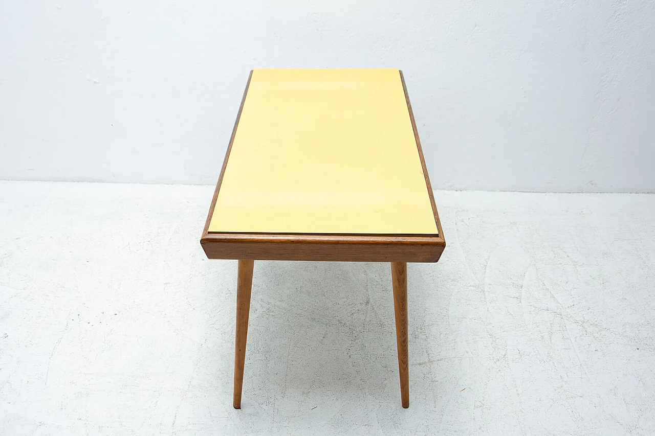 Formica and beech coffee table, 1960s 1452627