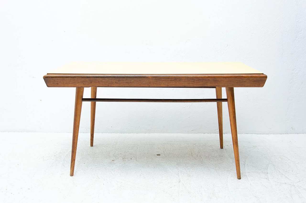 Formica and beech coffee table, 1960s 1452632