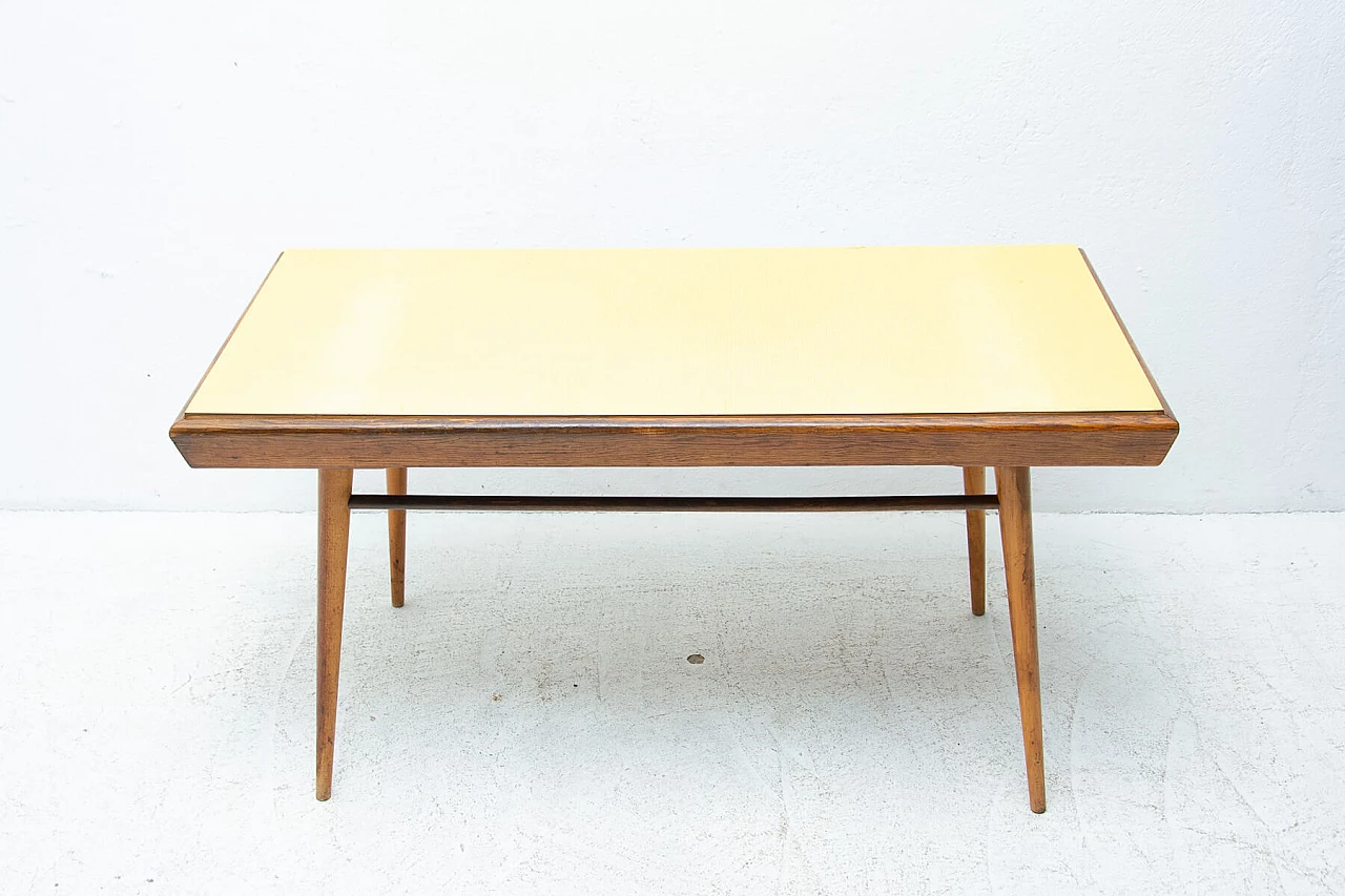 Formica and beech coffee table, 1960s 1452633