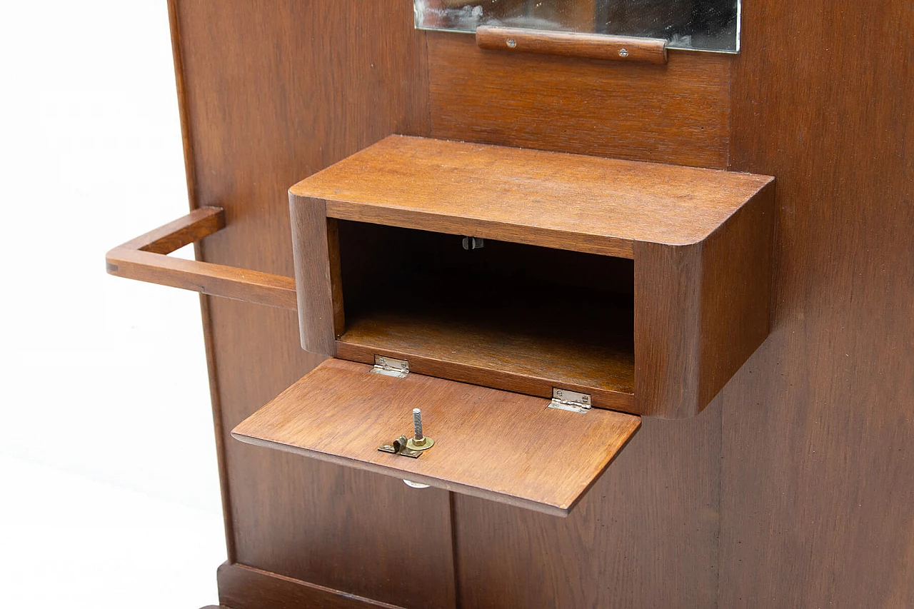 Appendiabiti in stile Art Nouveau in quercia, anni '10 1452756