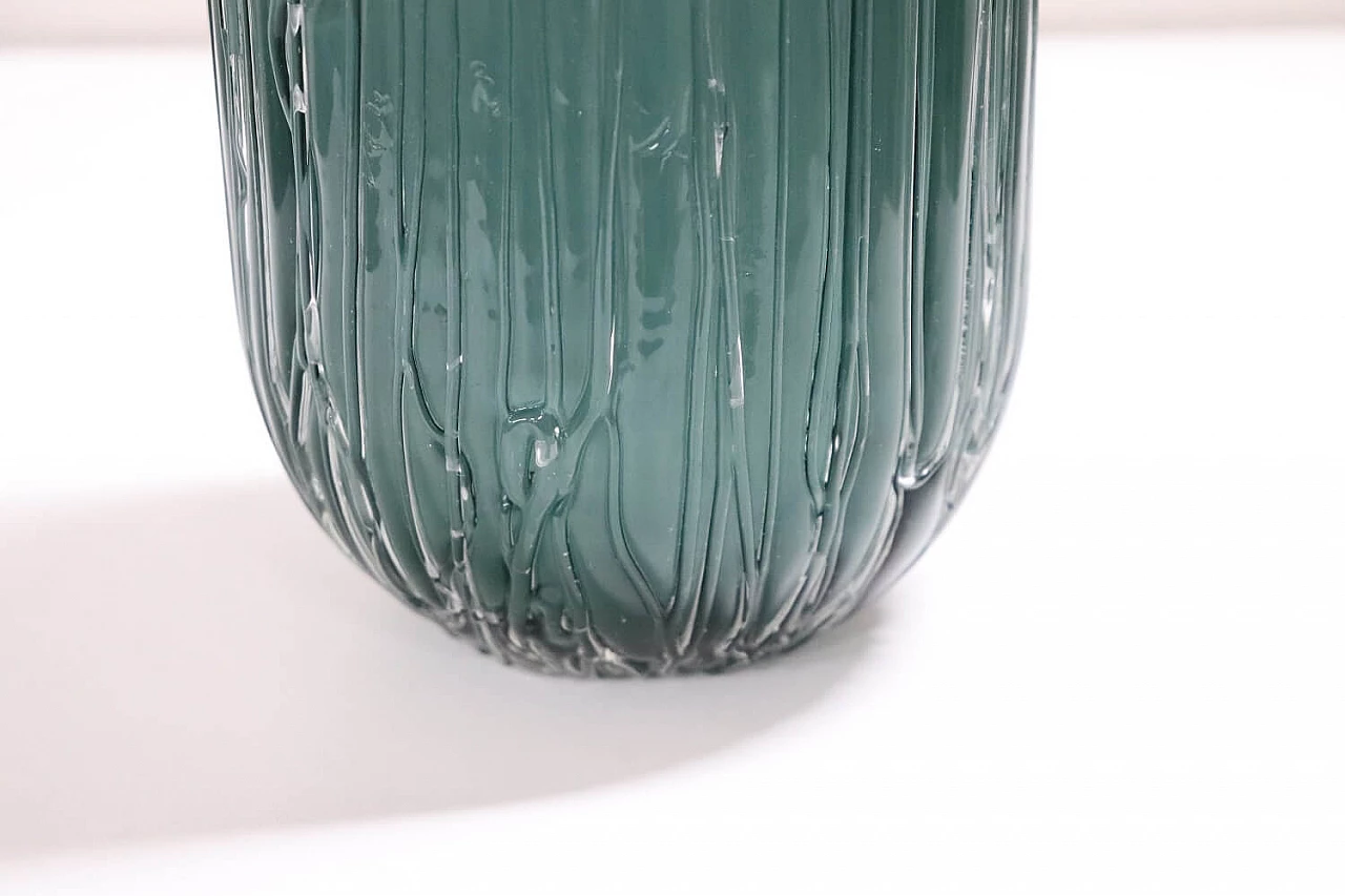 Vaso in vetro sommerso di Murano, anni '70 1452766
