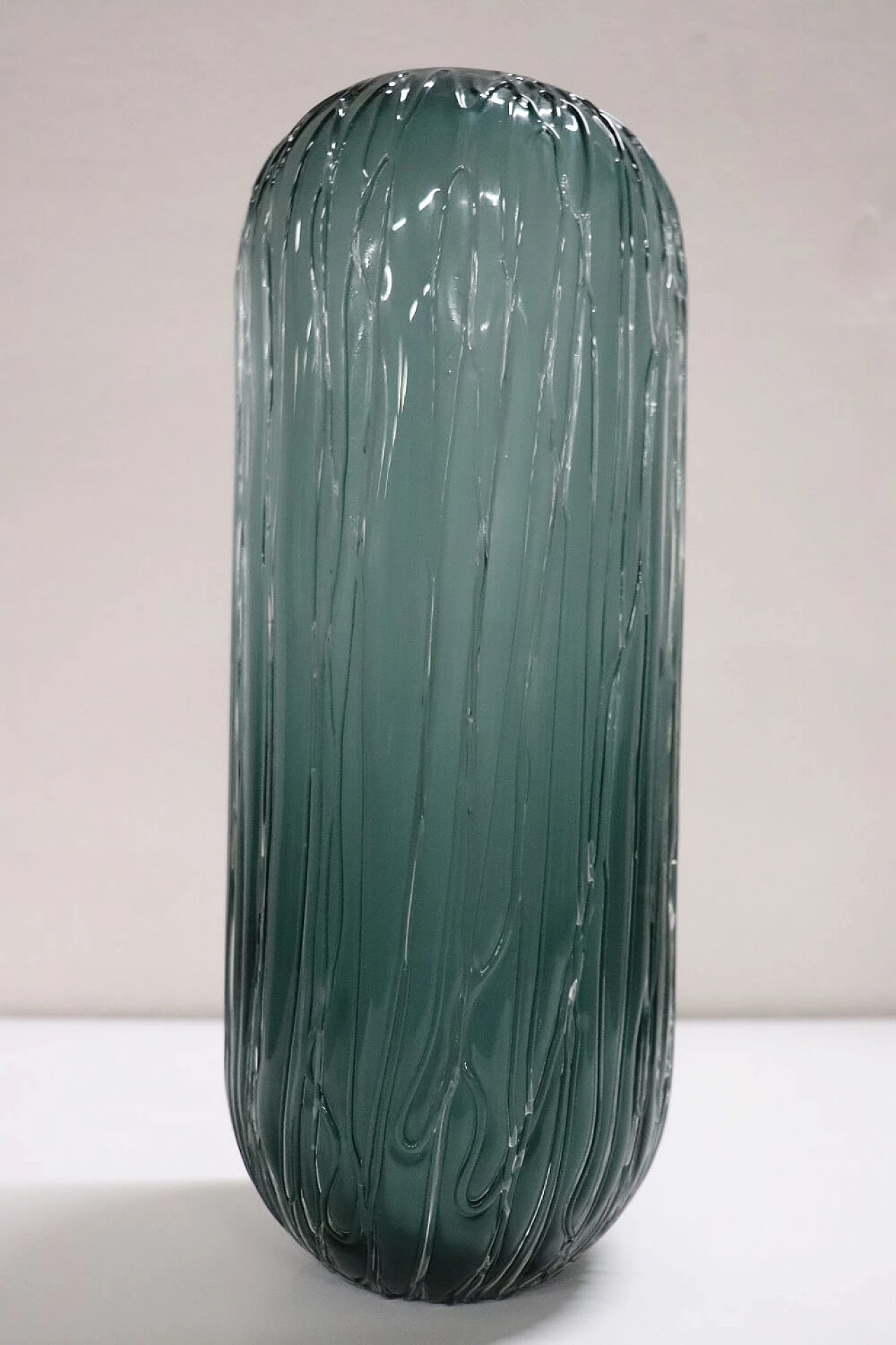 Vaso in vetro sommerso di Murano, anni '70 1452771