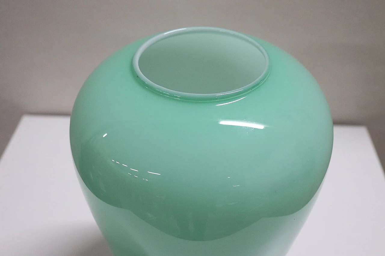 Enamelled Murano glass vase, 1980s 1452834