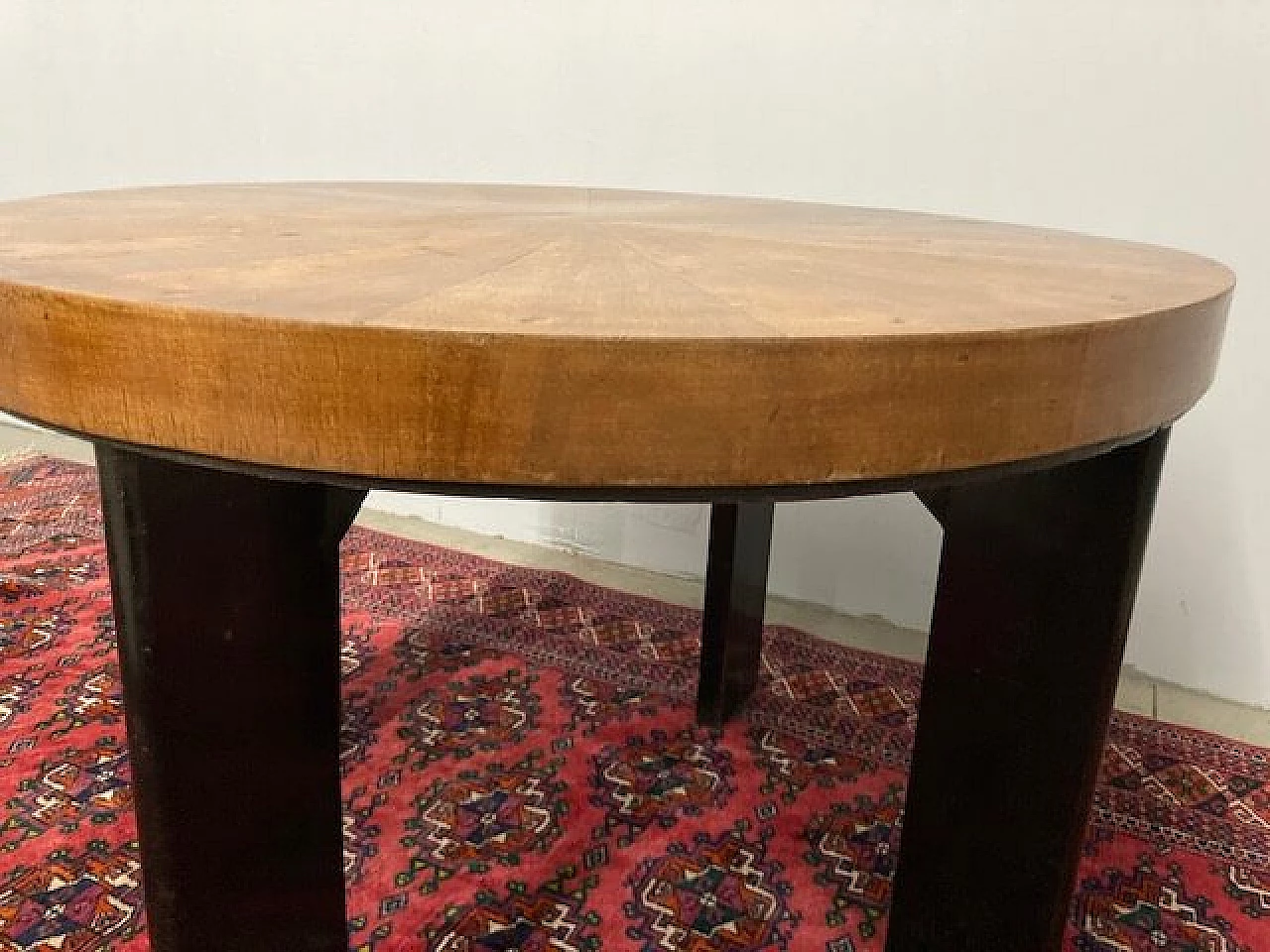 Art Deco coffee table with walnut top, 1940s 1453654
