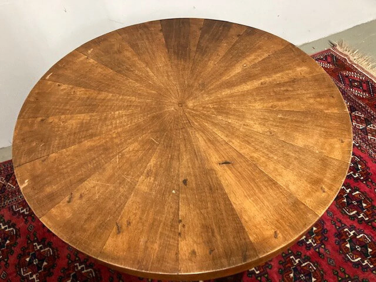 Art Deco coffee table with walnut top, 1940s 1453656