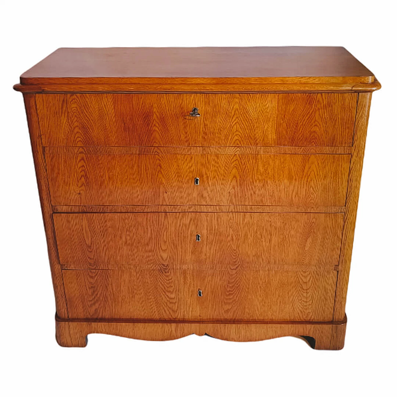 Comò biedermeier in olmo, del '800 1454249