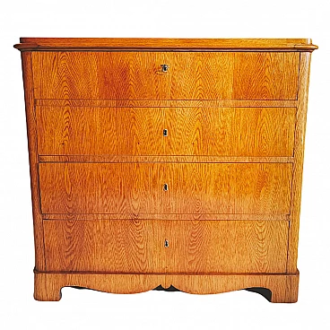 Comò biedermeier in olmo, del '800