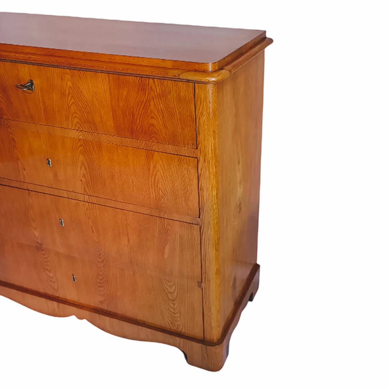 Comò biedermeier in olmo, del '800 1454251