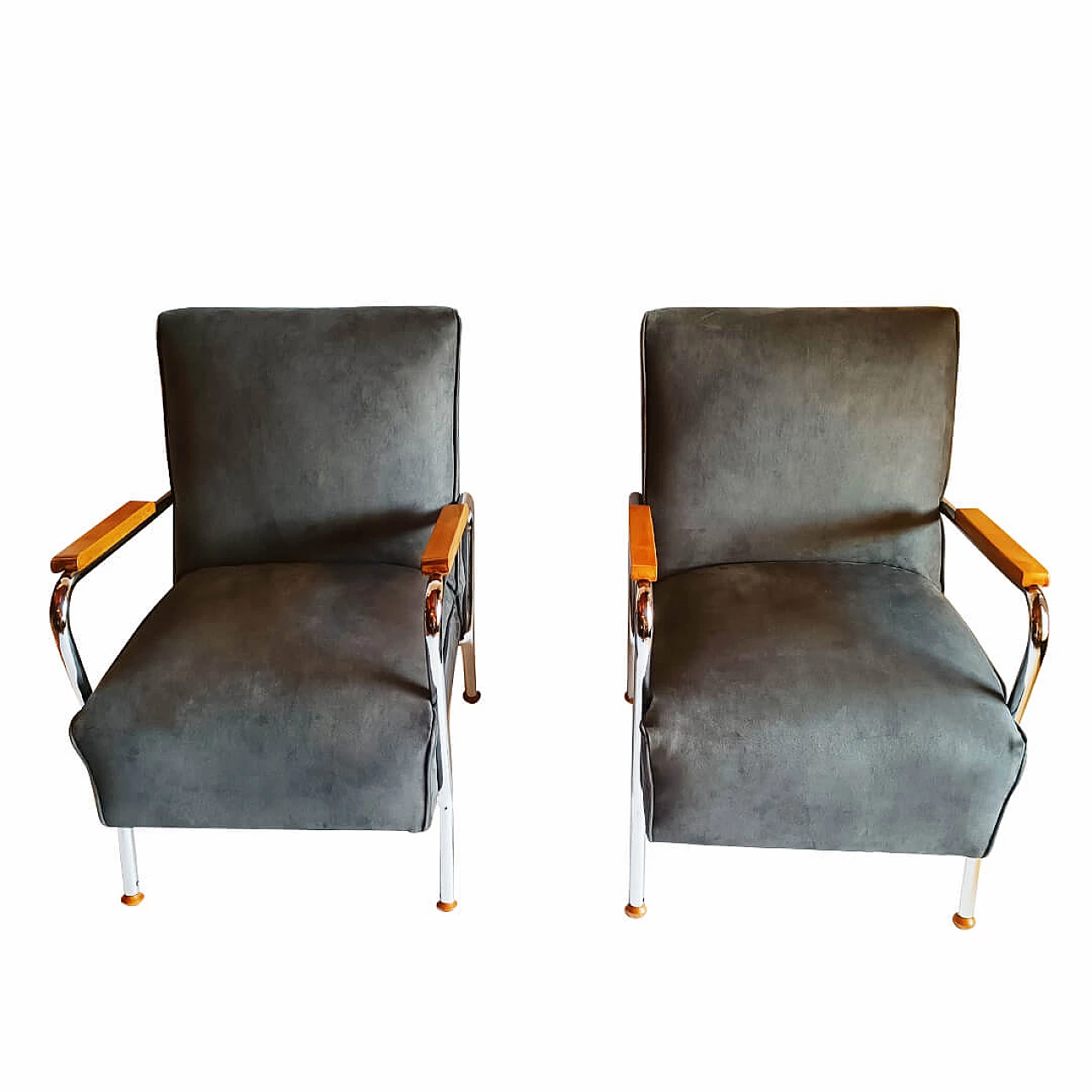 Pair of armchairs model Famed 15 by Zadziele, 1950s 1454781
