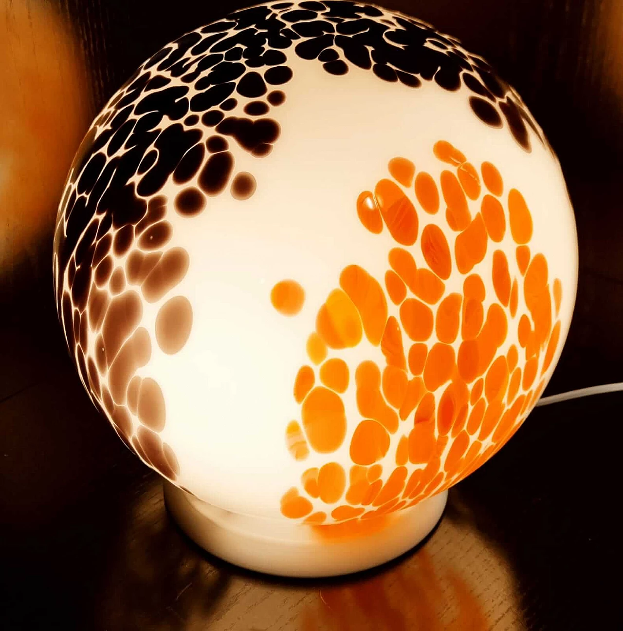 Coloured Murano glass sphere, 1960s 1455793