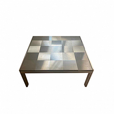 Steel coffee table by Ross Littell for ICF DePadova, 1970s