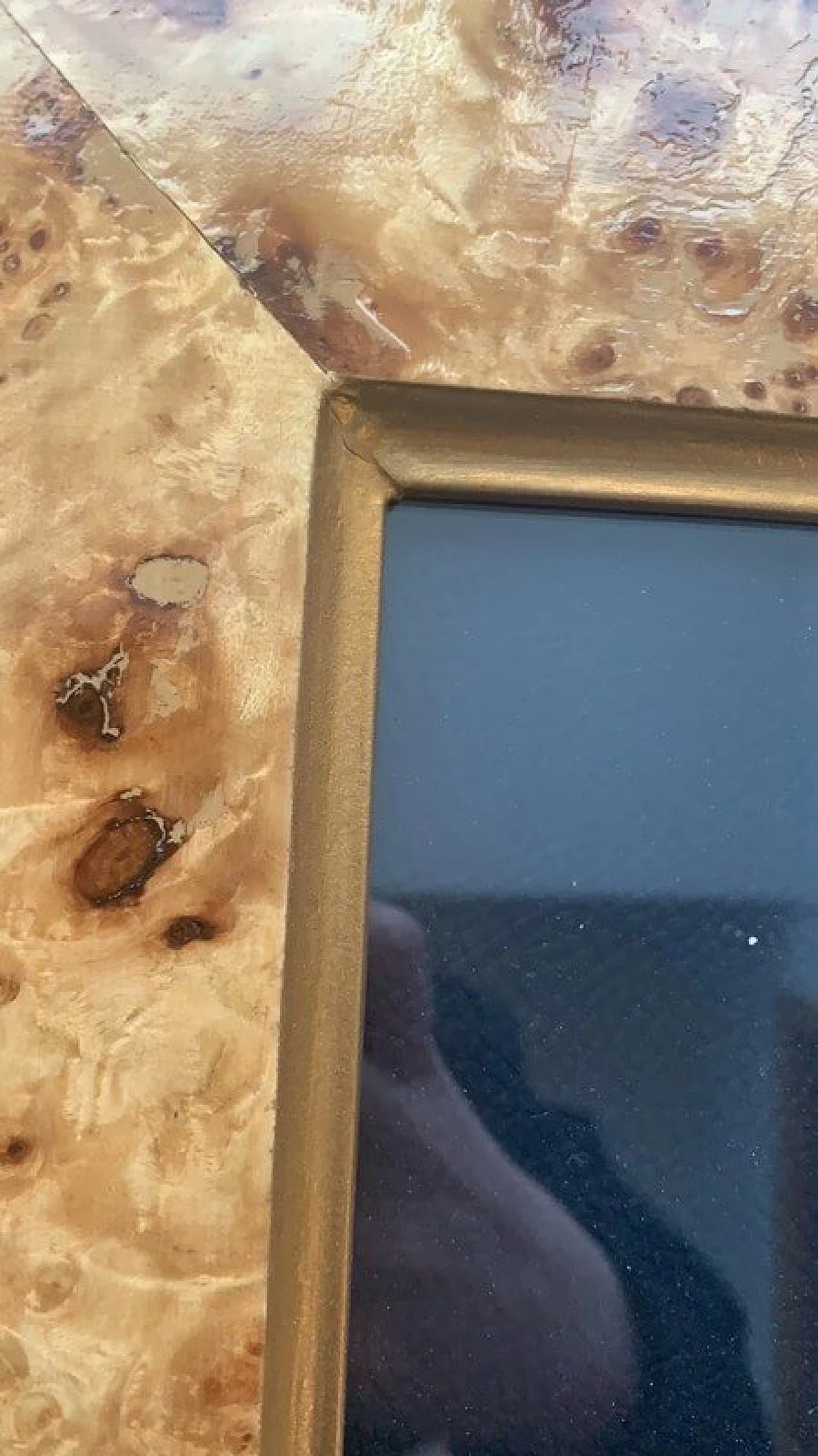 Picture frame in briarwood, 70's 1458180