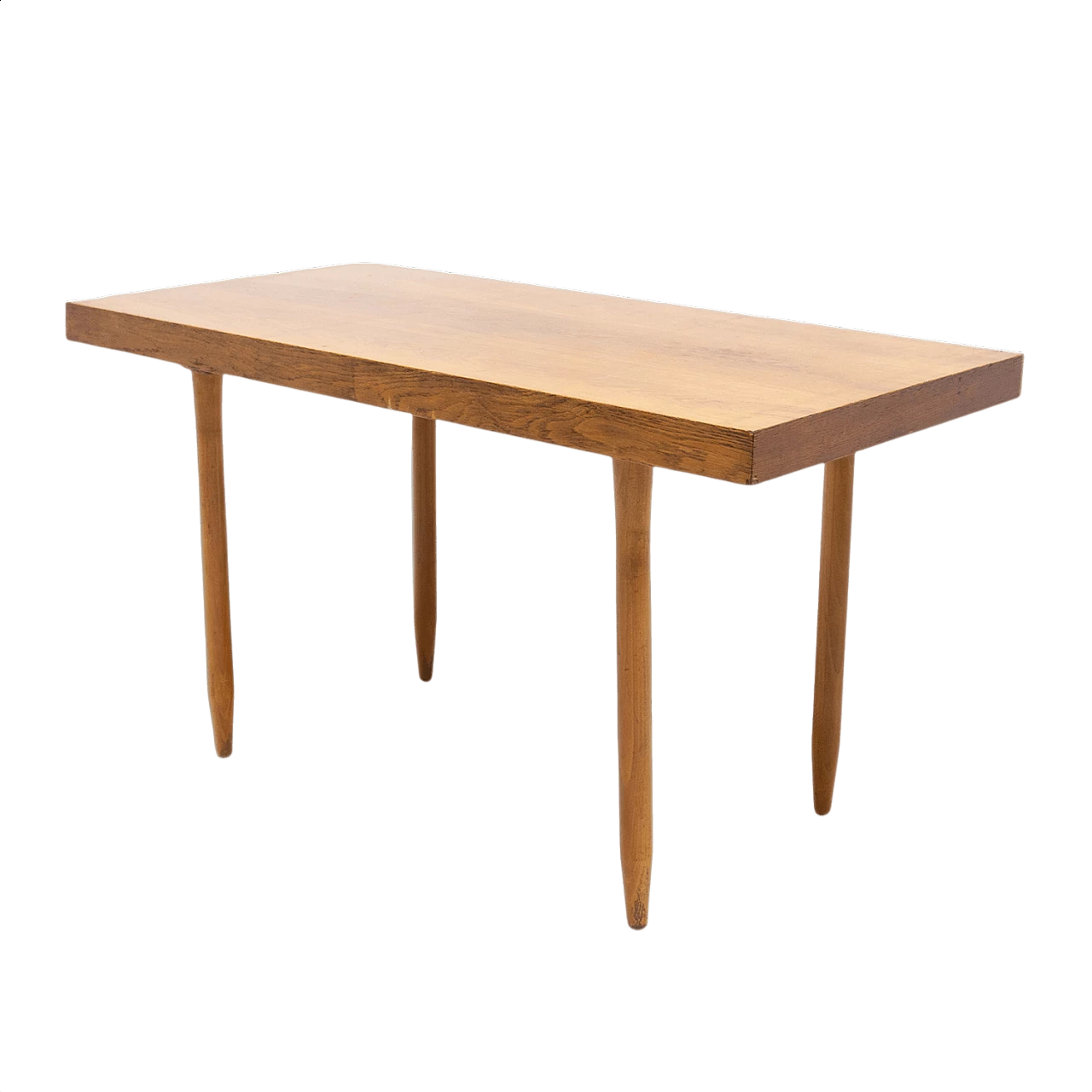 Tavolo centrale in legno di faggio, anni '60 1458240