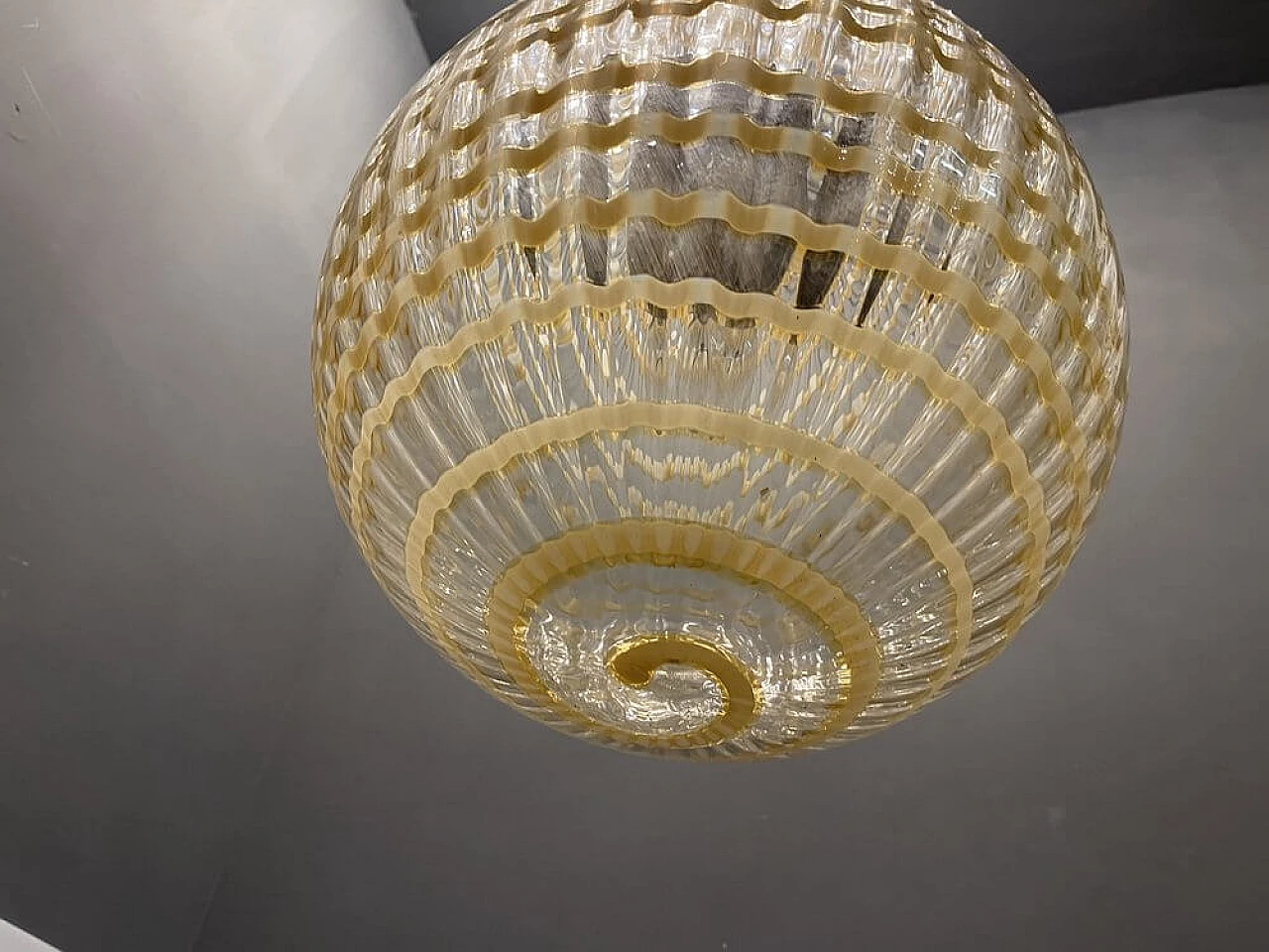 Murano glass chandelier by Ludovico Diaz De Santillana for Venini, 1970s 1458246