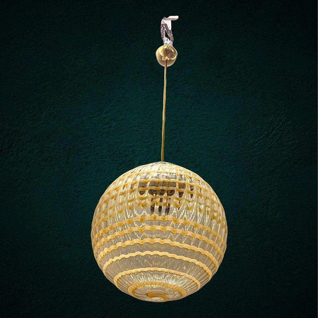 Murano glass chandelier by Ludovico Diaz De Santillana for Venini, 1970s 1458251