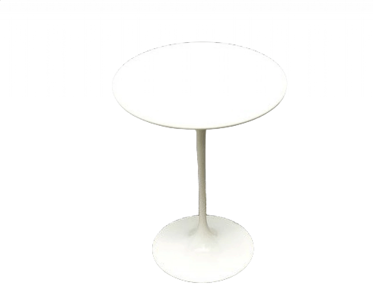 Tavolino da caffè Tulip bianco di Eero Saarinen per Knoll, anni '90 1458256