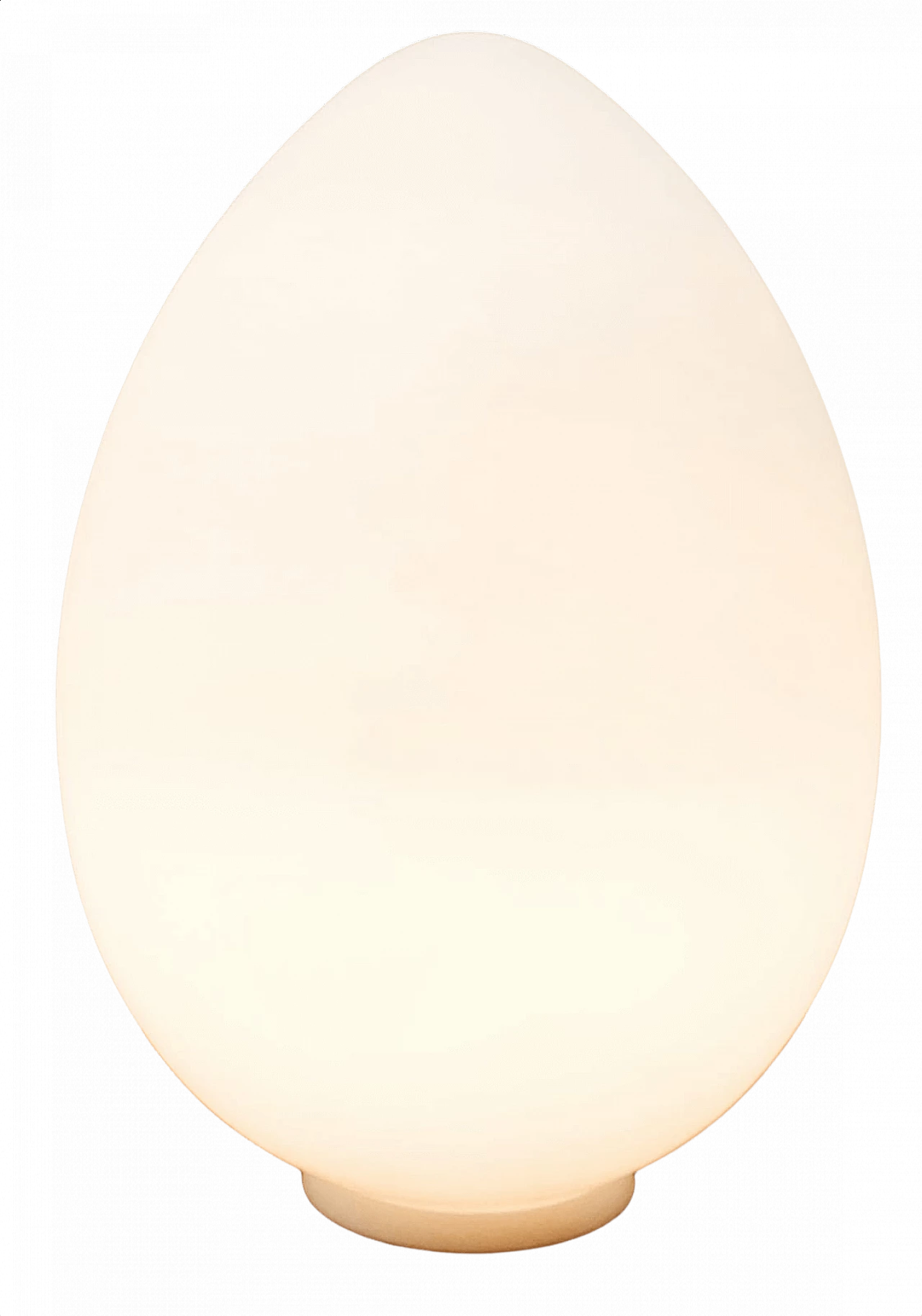 Lampada da tavolo a forma di uovo in vetro di Murano, anni '60 1458273