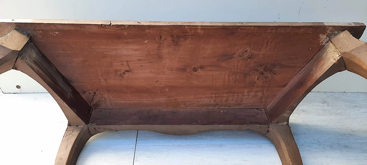 Lacquered console table with chair, 19th century 1458309