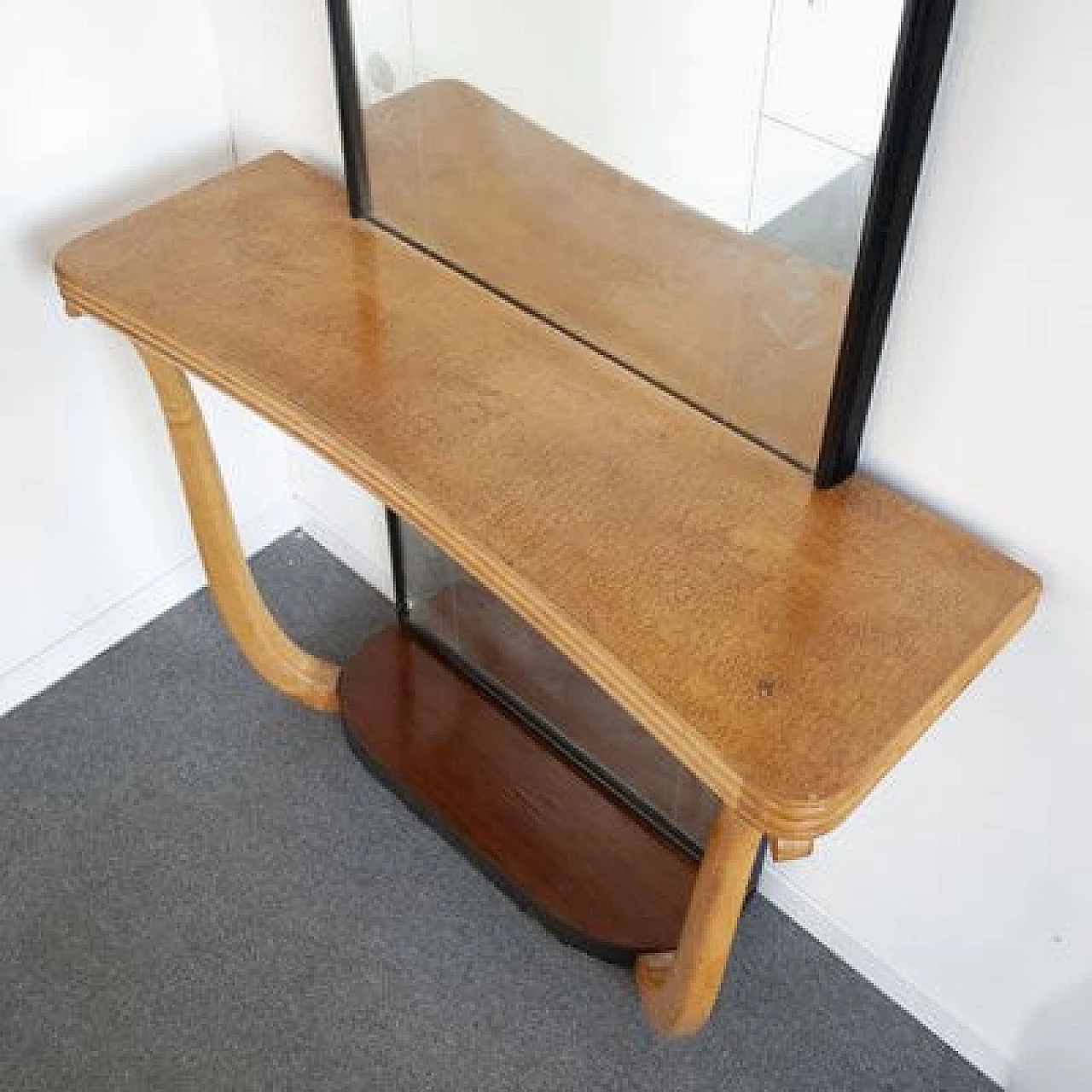 Art Deco console table with mirror, 1940s 1460208