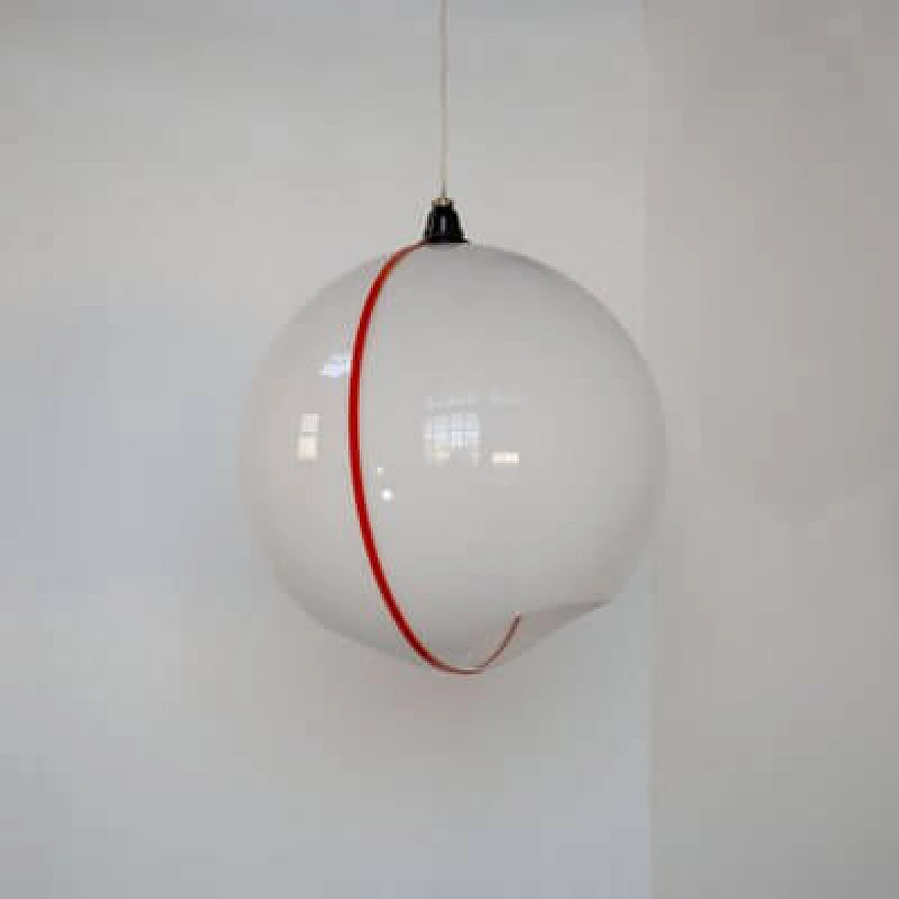 Lampadario in stile Space Age in plastica, anni '70 1460210