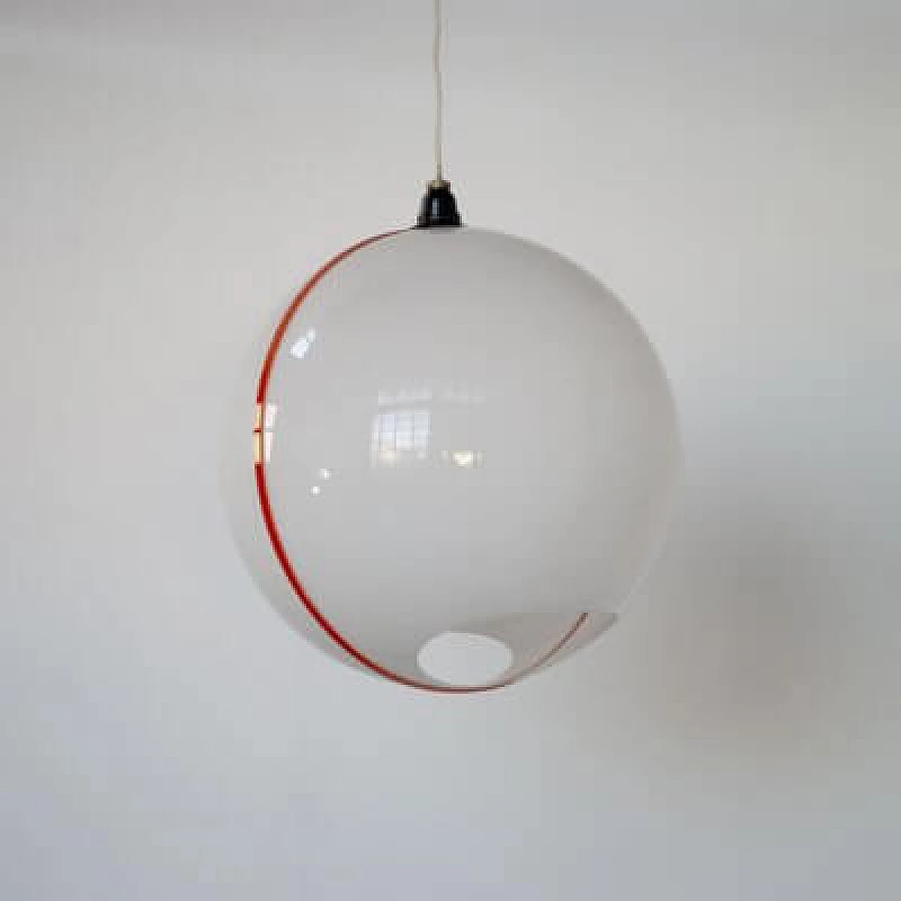 Lampadario in stile Space Age in plastica, anni '70 1460211