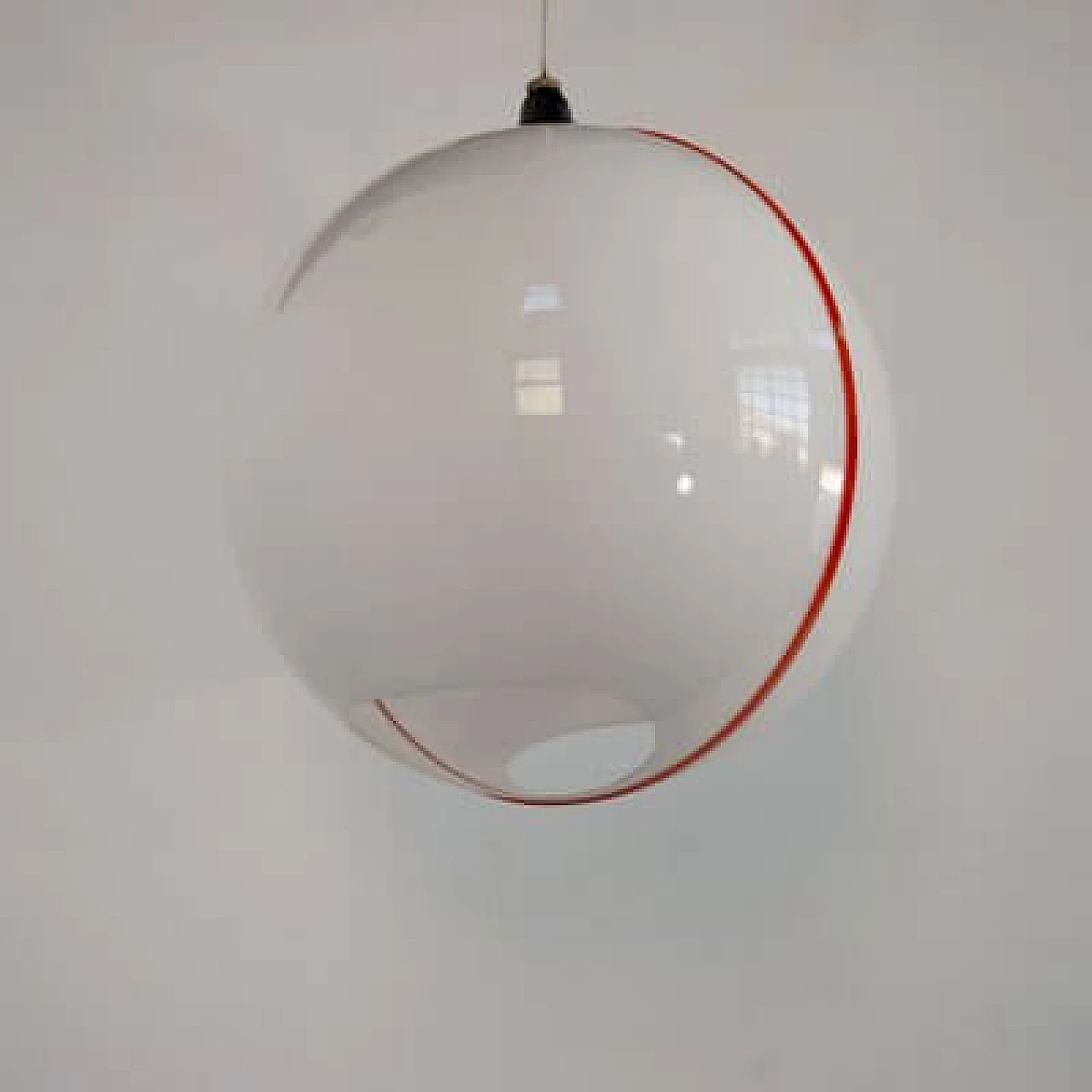 Lampadario in stile Space Age in plastica, anni '70 1460212
