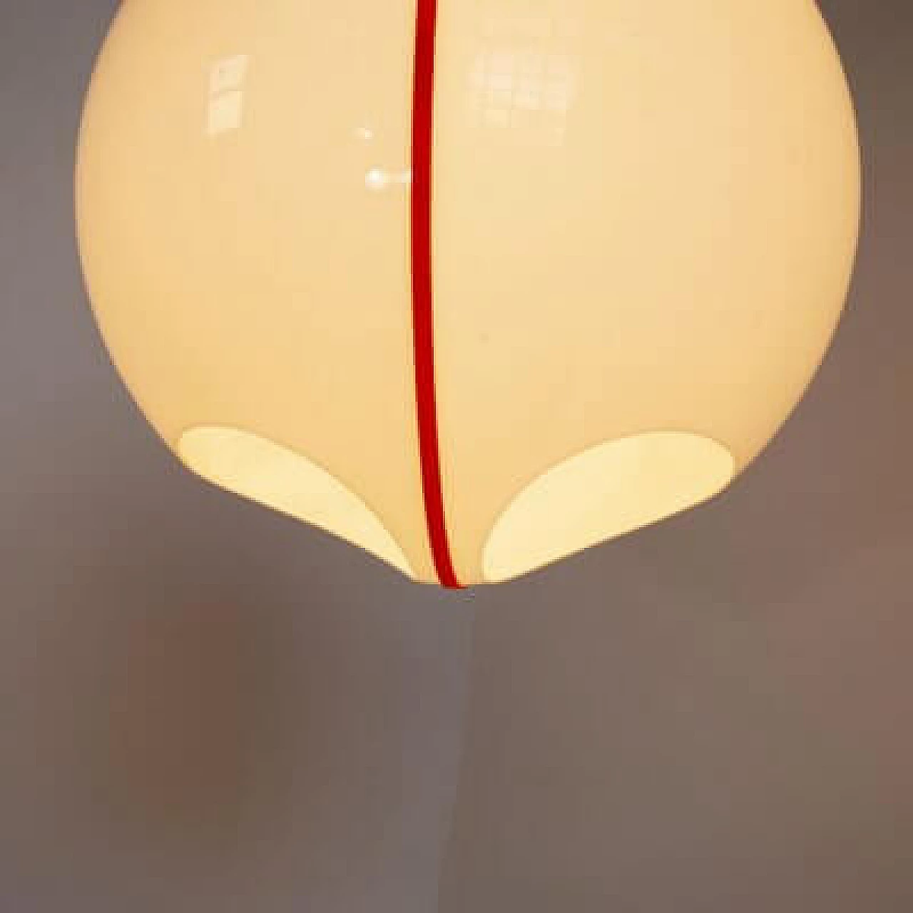 Lampadario in stile Space Age in plastica, anni '70 1460215