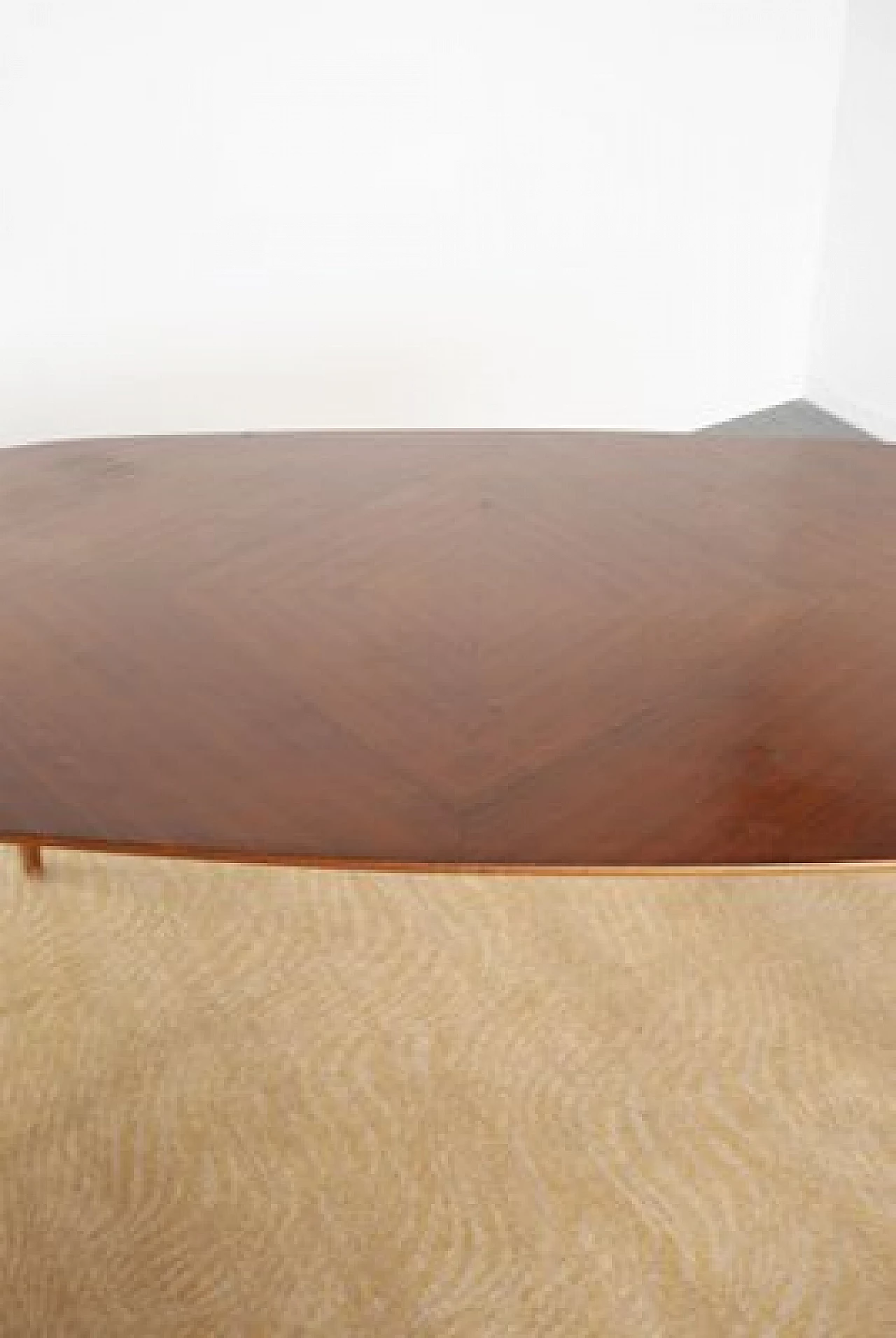 Oval wooden dining table by Ico and Luisa Parisi for Fratelli Rizzi, 1960s 1460222
