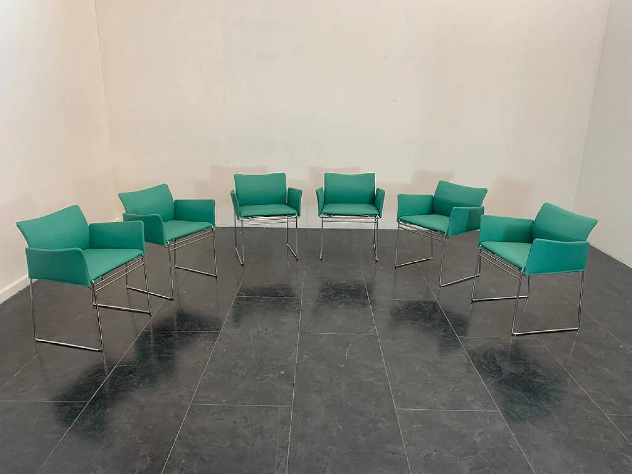 6 Maja armchairs by Kazuhide Takahama for Simon Gavina, 1980s 1460360