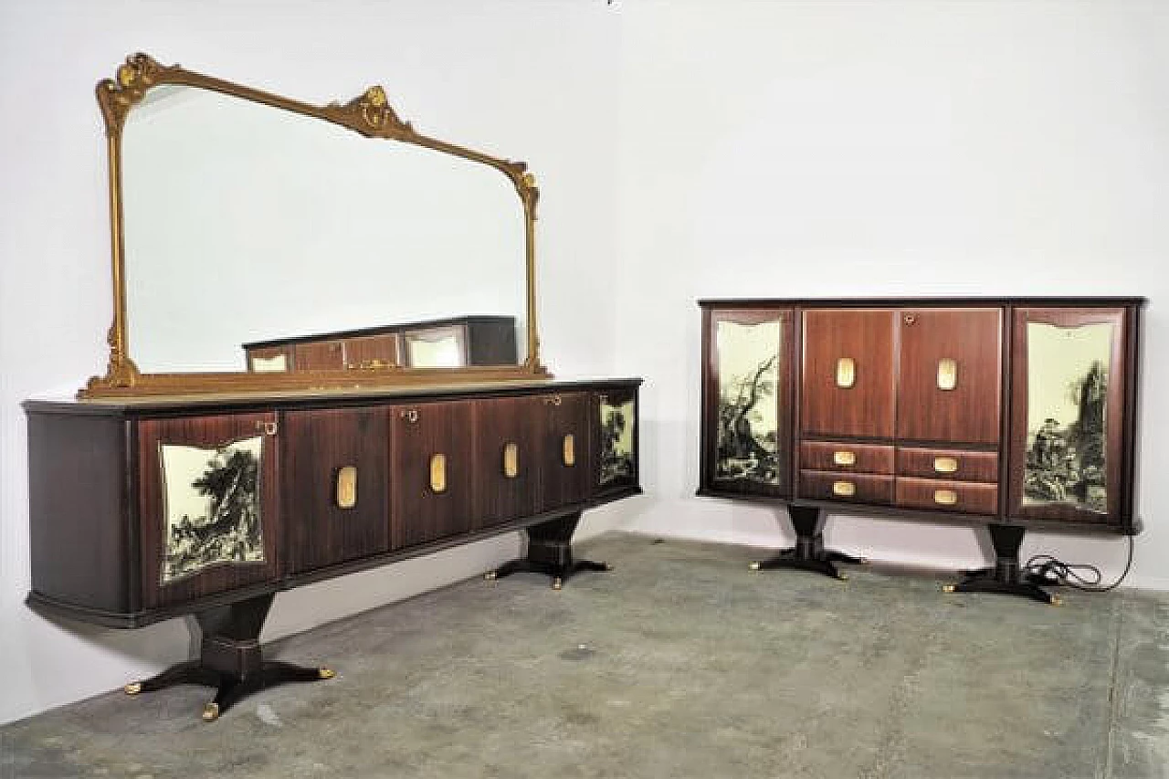 Pair of sideboards by Fratelli Rigamonti, 1940s 1460434
