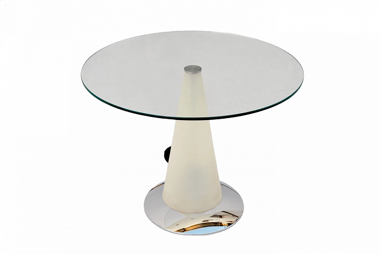 Birillo coffee table by Parisotto for Fontana Arte with interior light, 1980s 1460776