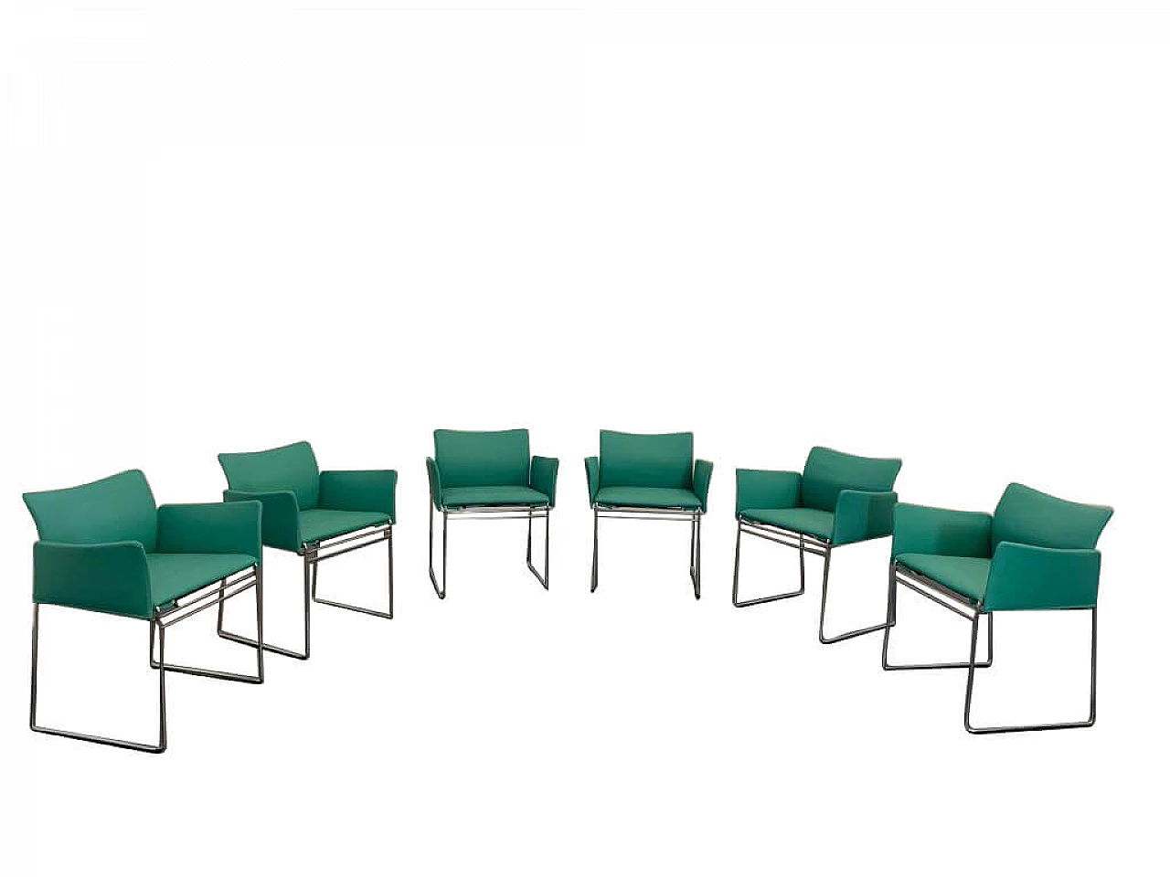 6 Maja armchairs by Kazuhide Takahama for Simon Gavina, 1980s 1460924