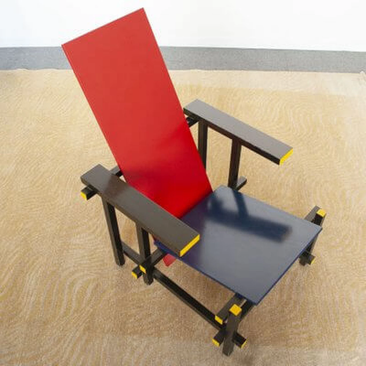 Rood Blauwe armchair by Gerrit Thomas Rietveld for Cassina, 1960s 1461492