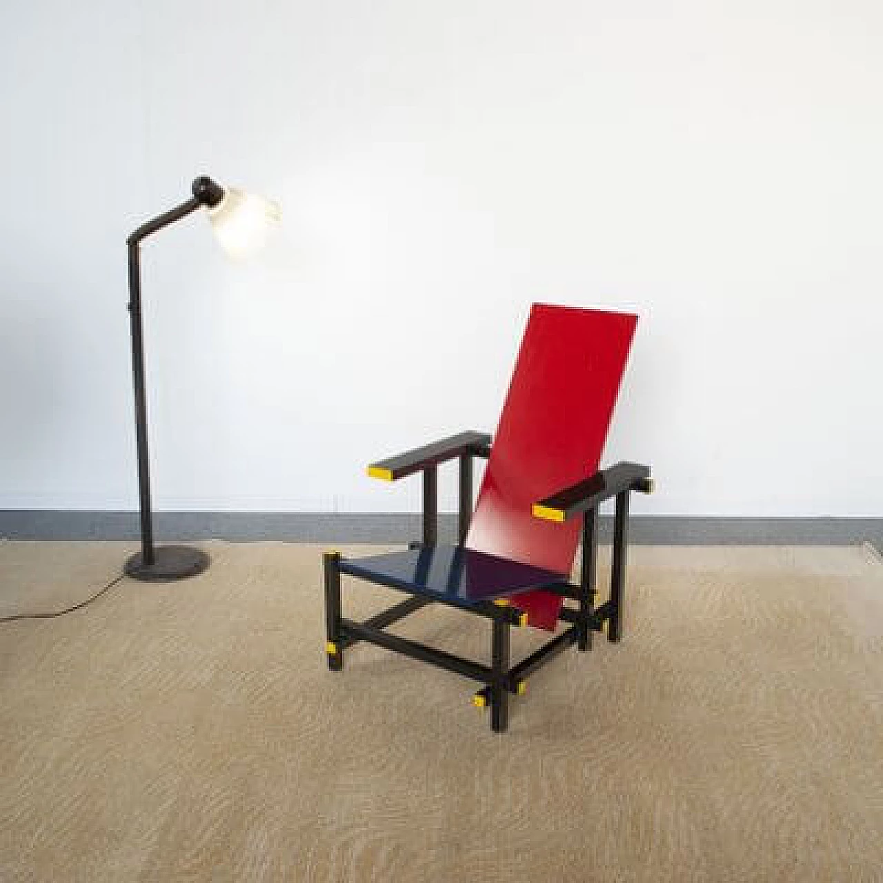 Rood Blauwe armchair by Gerrit Thomas Rietveld for Cassina, 1960s 1461493
