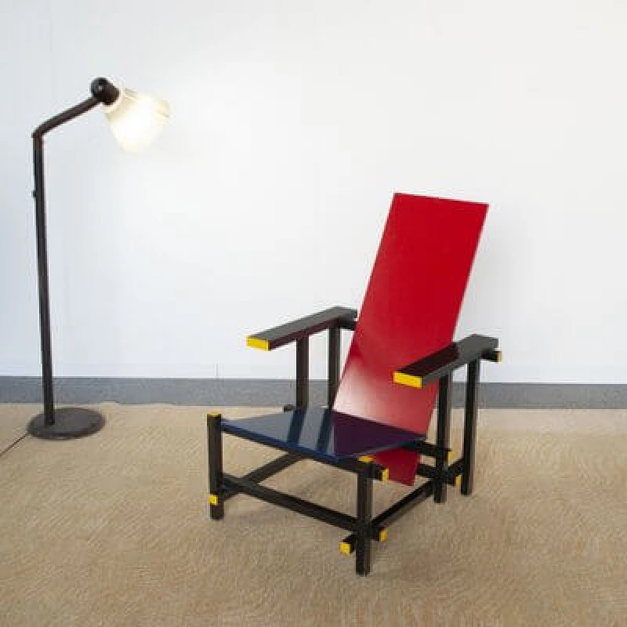 Rood Blauwe armchair by Gerrit Thomas Rietveld for Cassina, 1960s 1461500